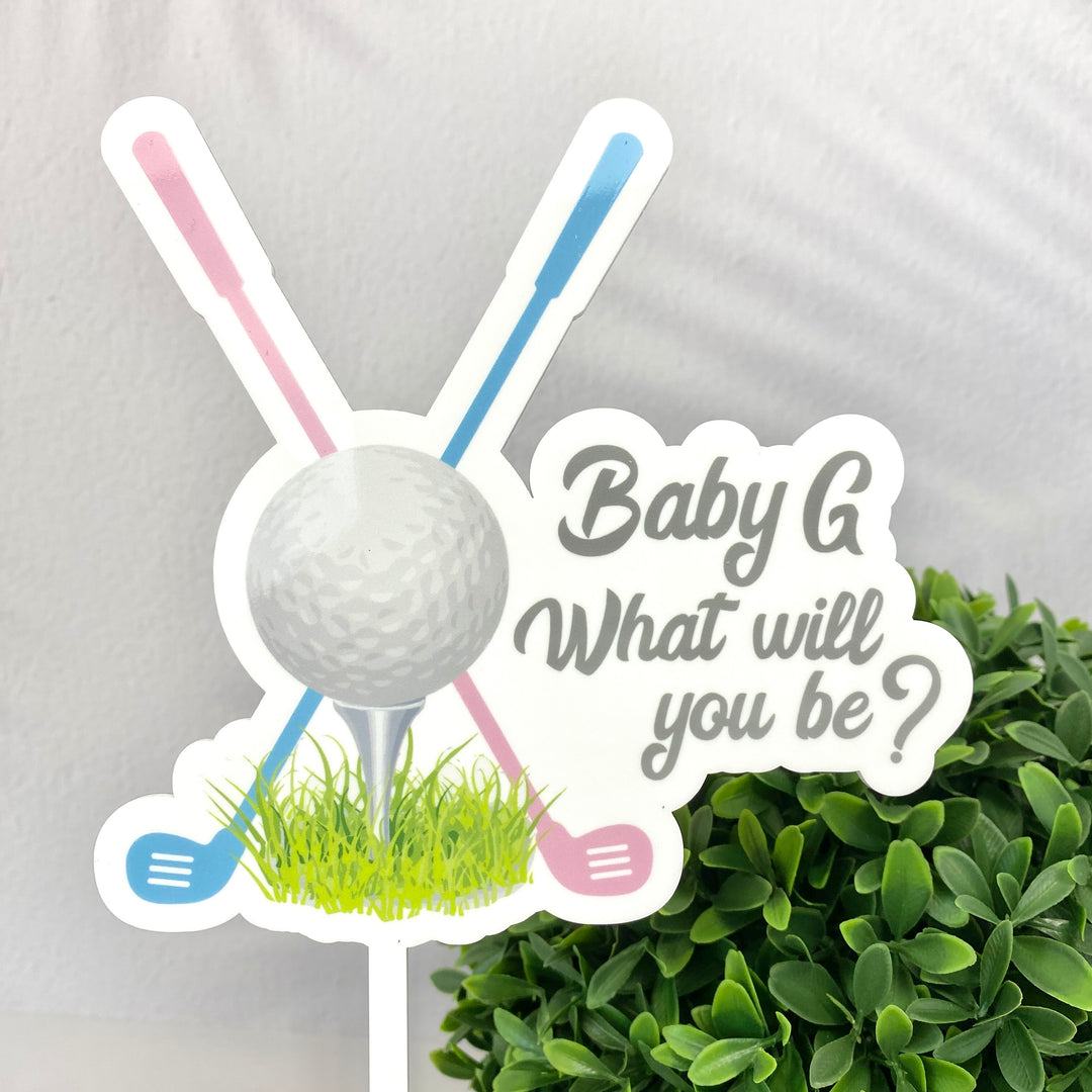 Golf Ball Drink Charms (customizable)