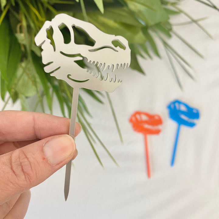 Dinosaur Fossil Cupcake Toppers