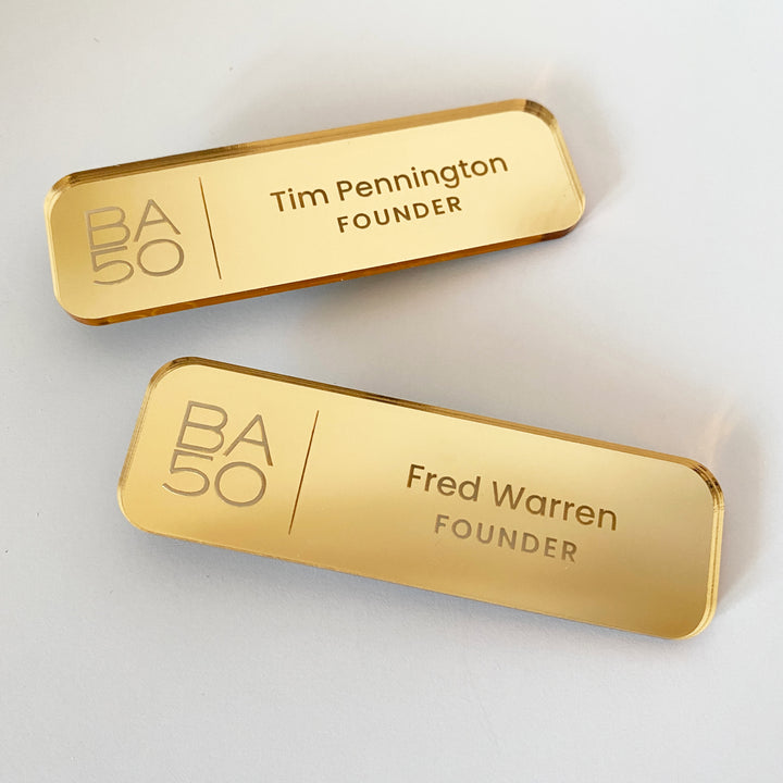 Custom Magnetic Name Tags