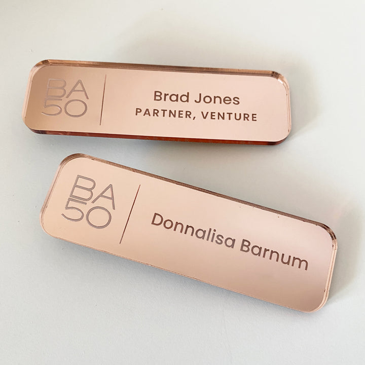 Custom Magnetic Name Tags
