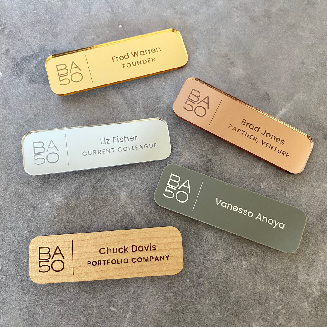 Custom Magnetic Name Tags