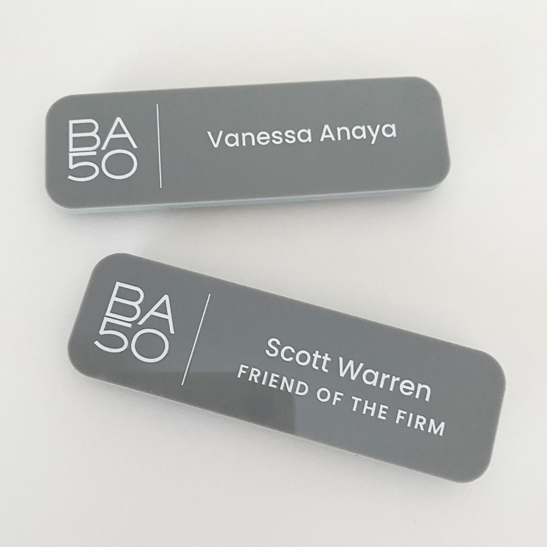 Custom Magnetic Name Tags