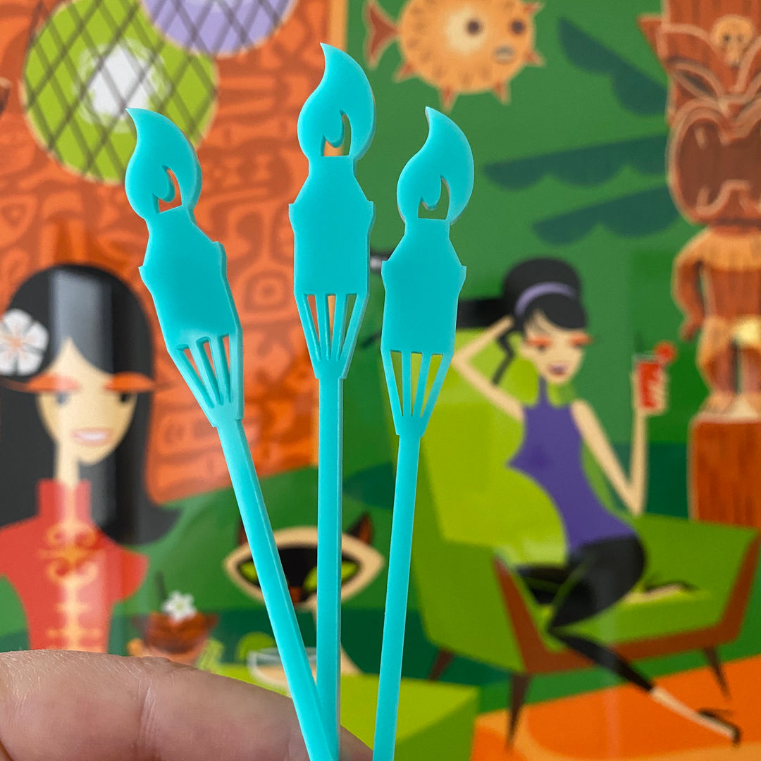 Tiki Torch Stir Sticks