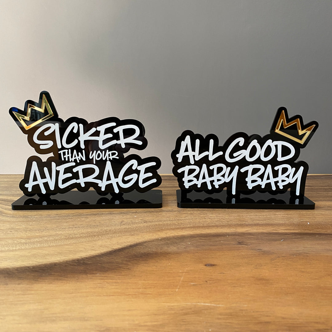 Hip Hop Cupcake Toppers (customizable)