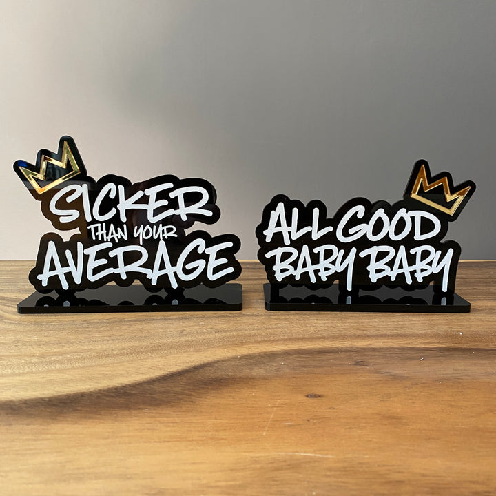 Hip Hop Cupcake Toppers (customizable)