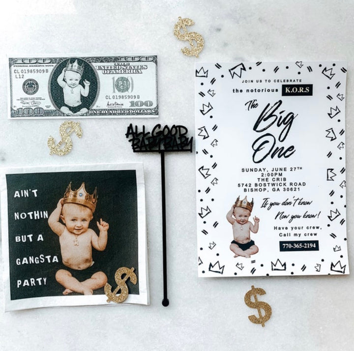 Hip Hop Cupcake Toppers (customizable)