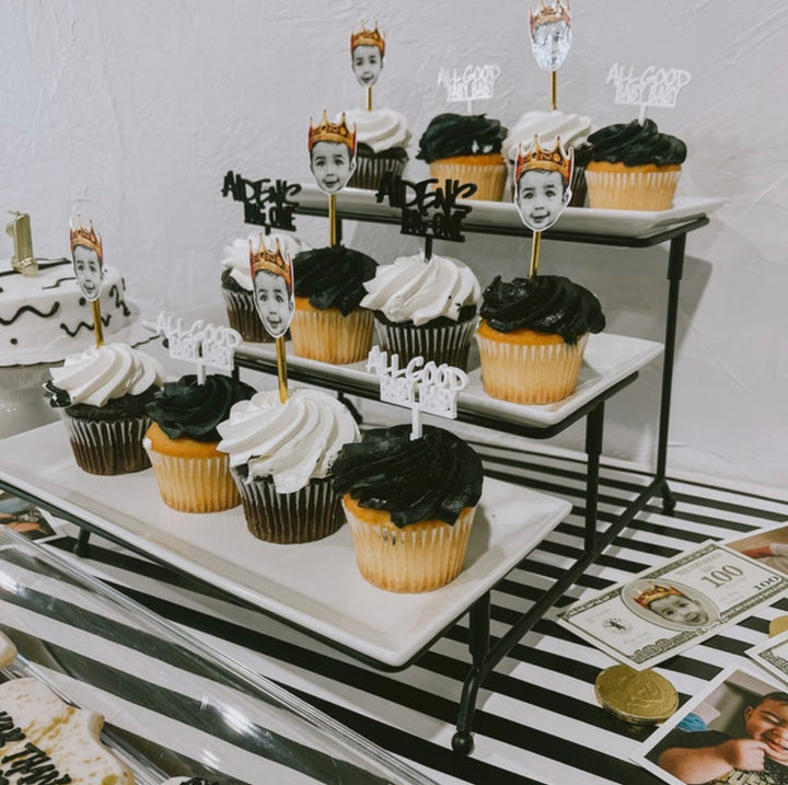 Hip Hop Cupcake Toppers (customizable)
