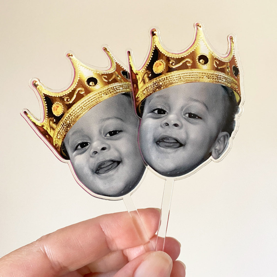 Hip Hop Photo Cupcake Toppers