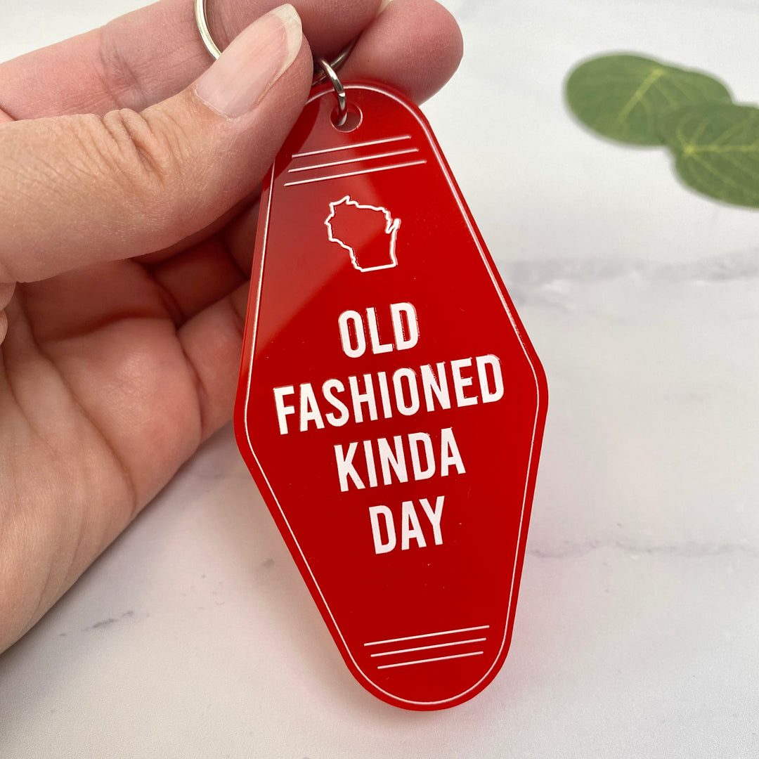 Old Fashioned Kinda Day Acrylic Keychain