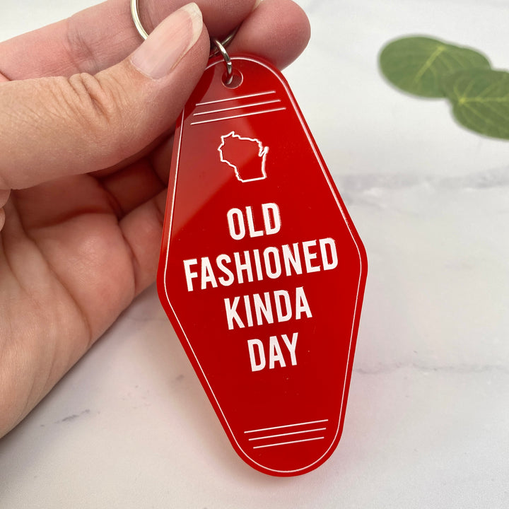 Old Fashioned Kinda Day Acrylic Keychain