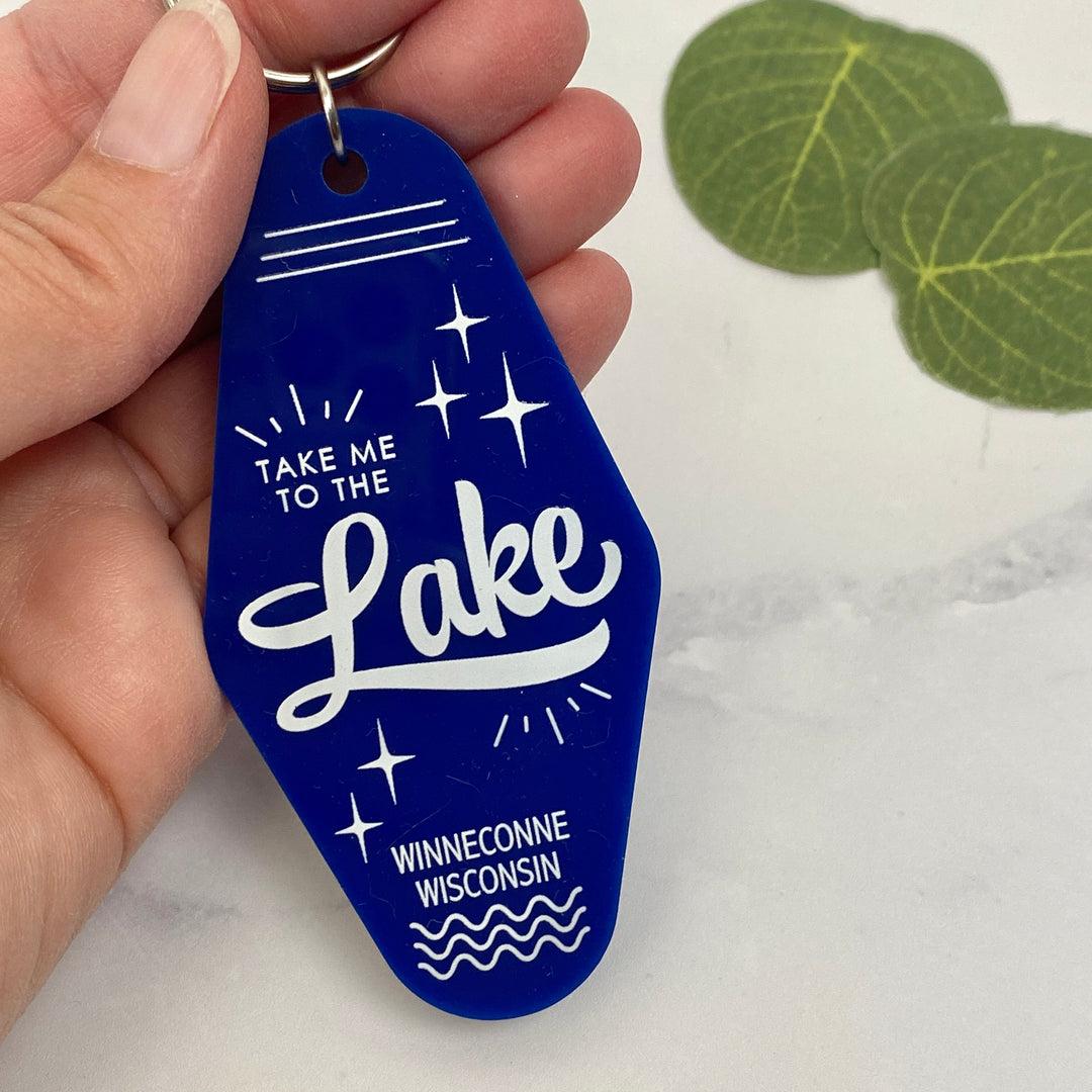 Take Me to the Lake Acrylic Keychain