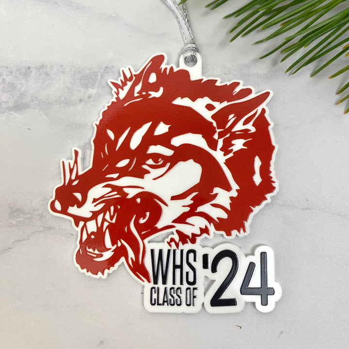 Winniconne's Willie the Wolf WHS Class of Ornament