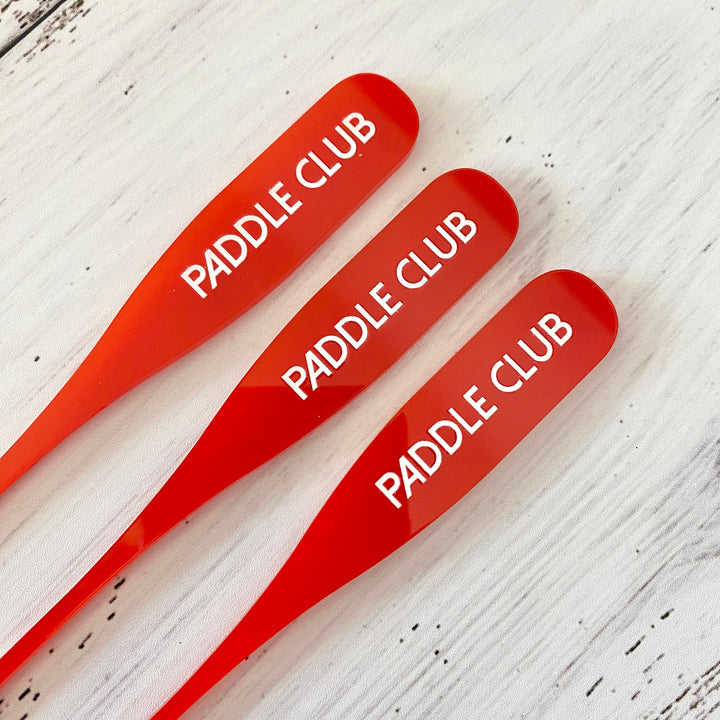 Party Paddle Oar Rowing Stir Sticks (customizable)