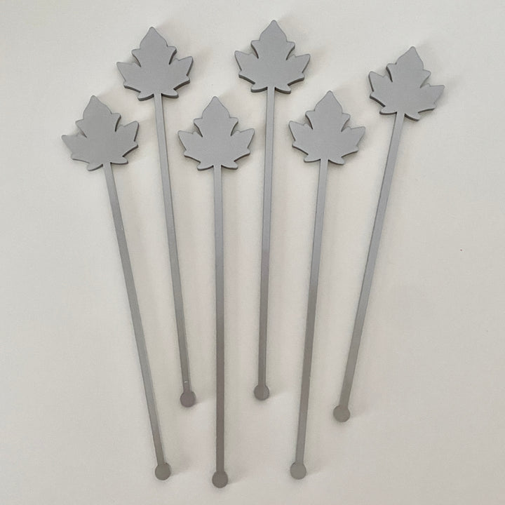 Fall Leaves Stir Sticks