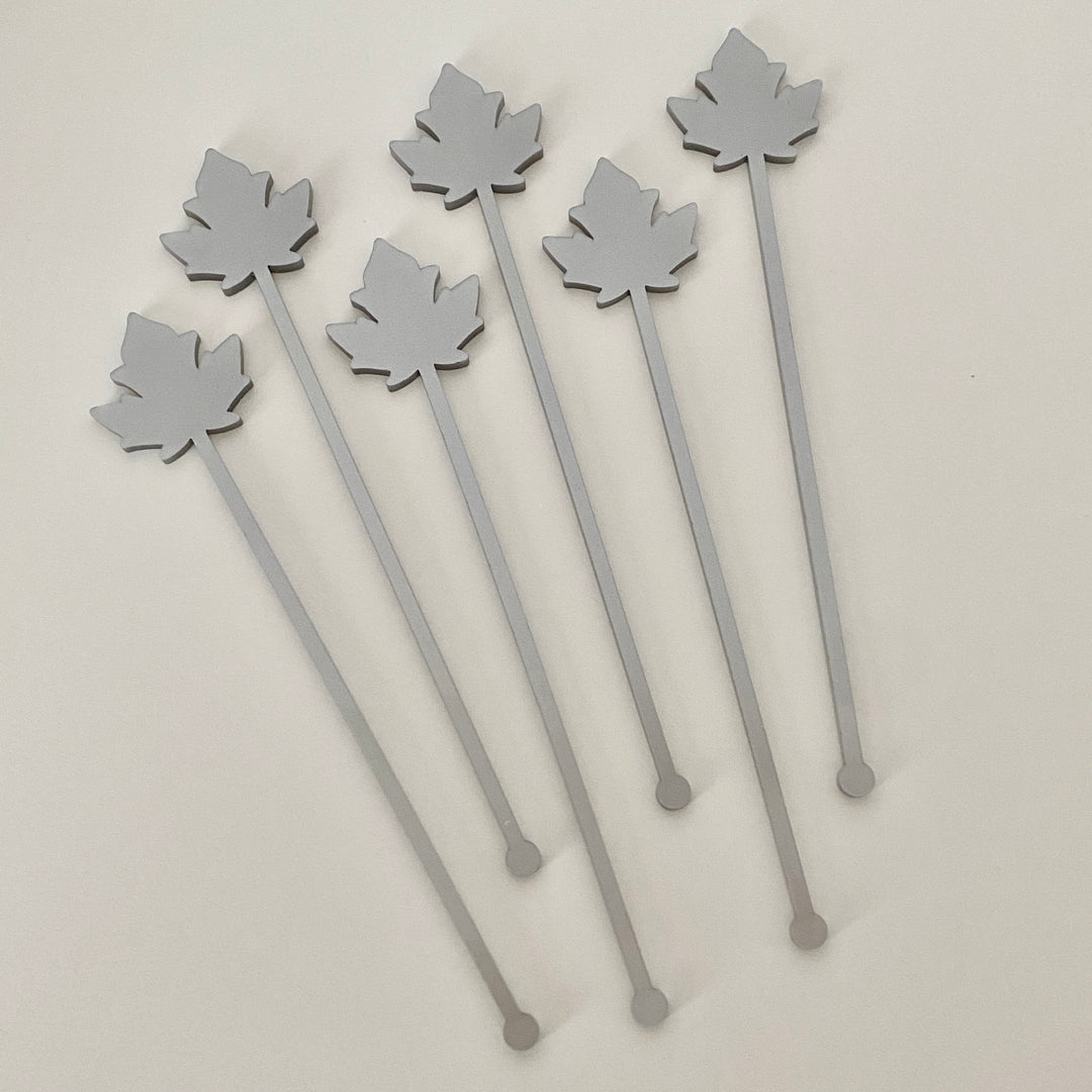 Fall Leaves Stir Sticks