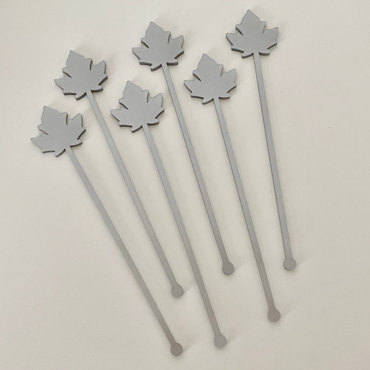 Fall Leaves Stir Sticks
