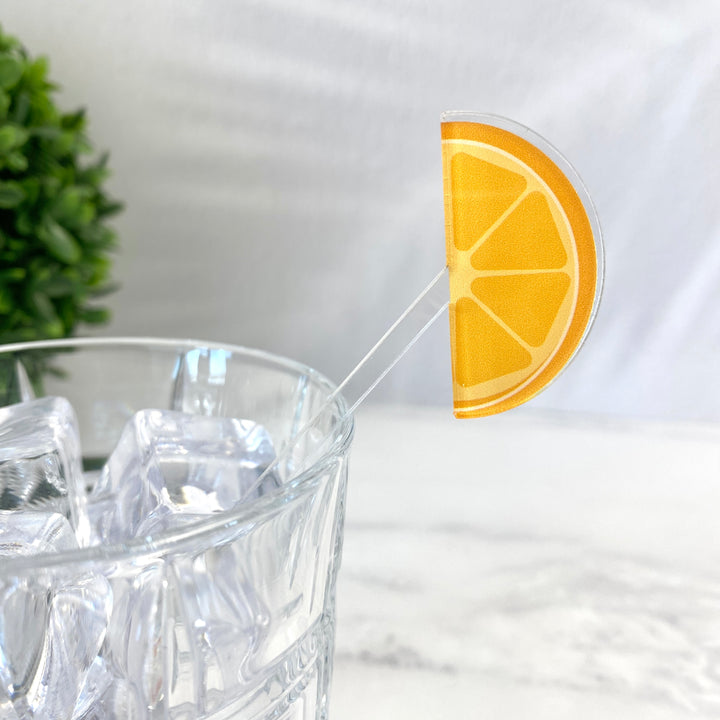 Orange Slice Garnish Cocktail Picks