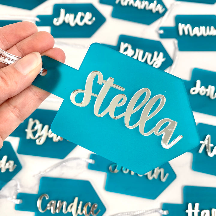 Hanukkah Dreidel Custom Name Tags