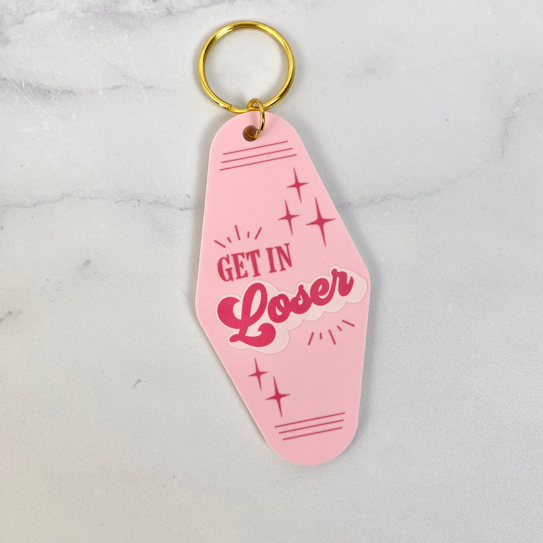 Get in Loser "Mean Girls" Motel Keychain