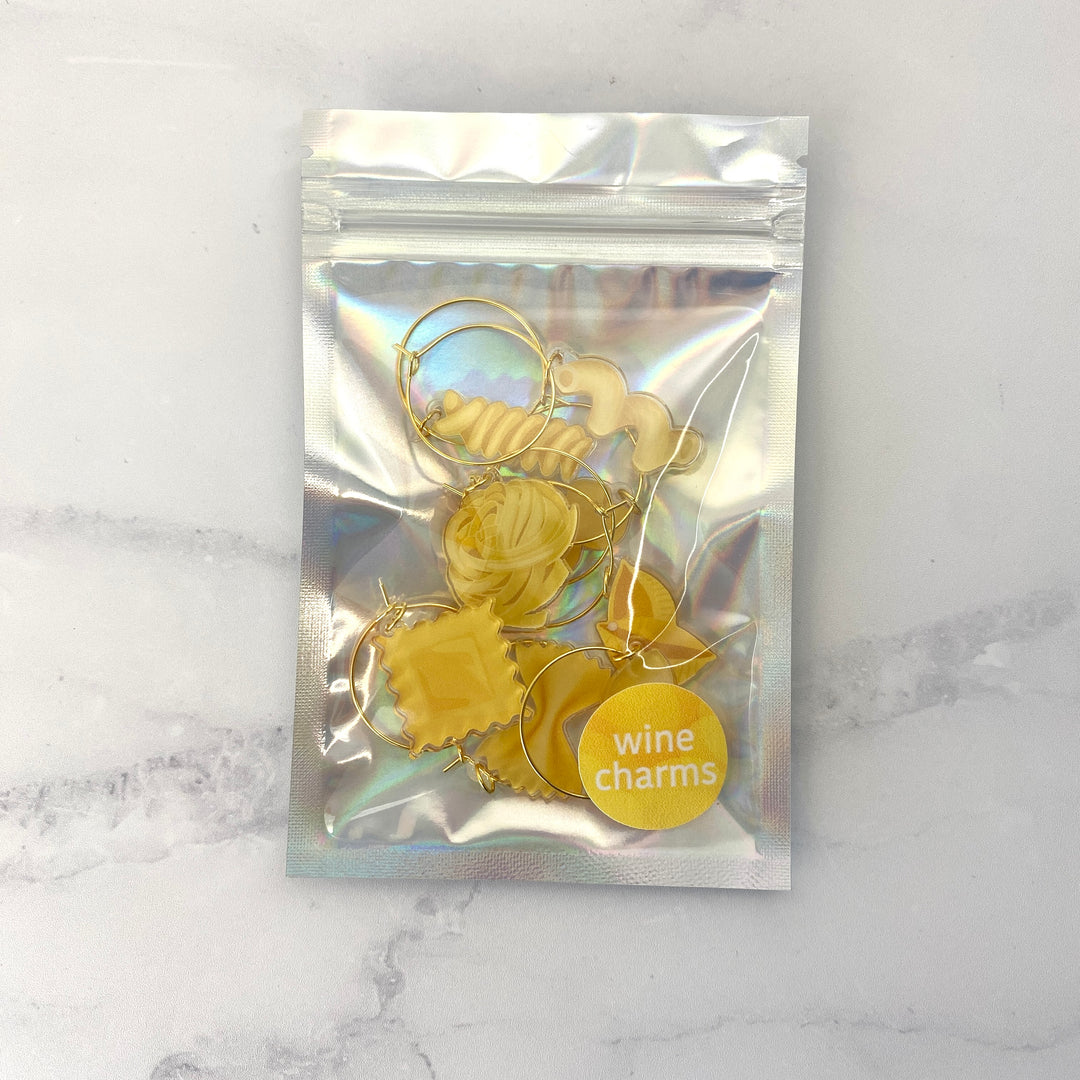 Pasta Wine Charms