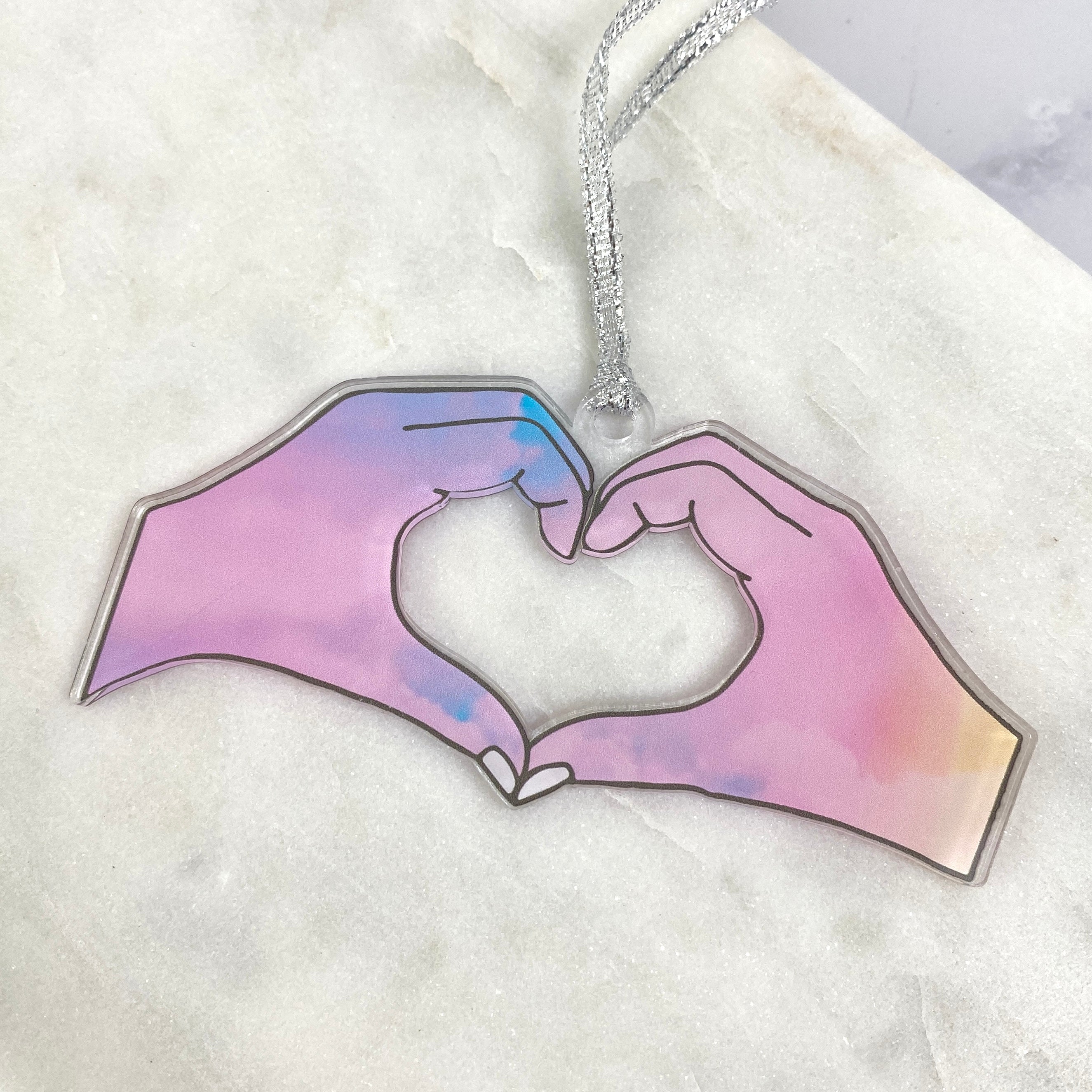 Atomic Kraftworks Heart Hands Ornament - Thumbnail 2