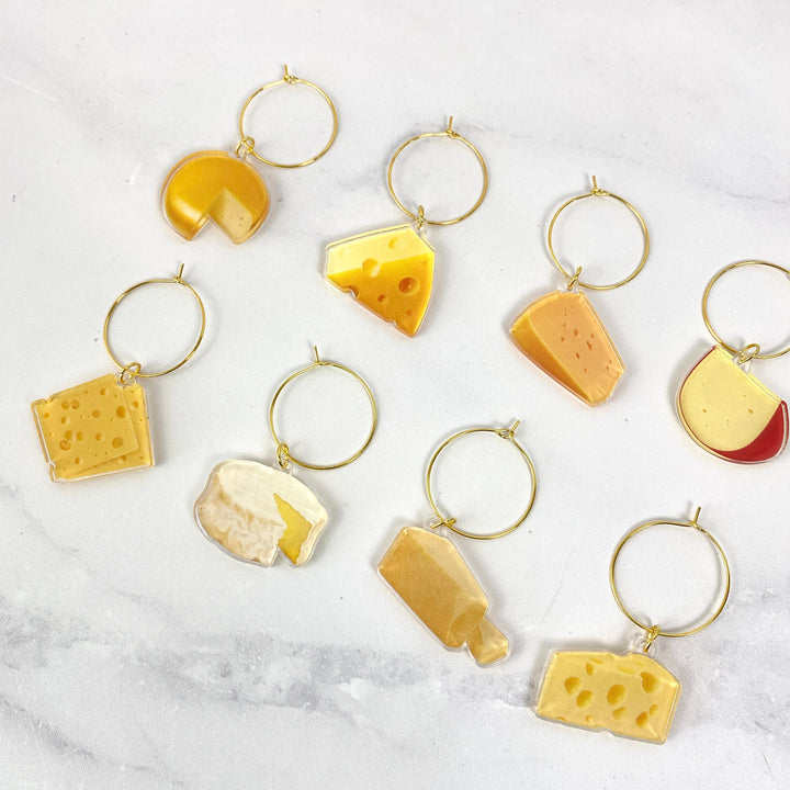 Cheese Wine Charms