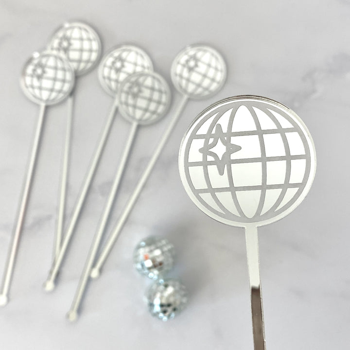 Disco Ball Stir Sticks