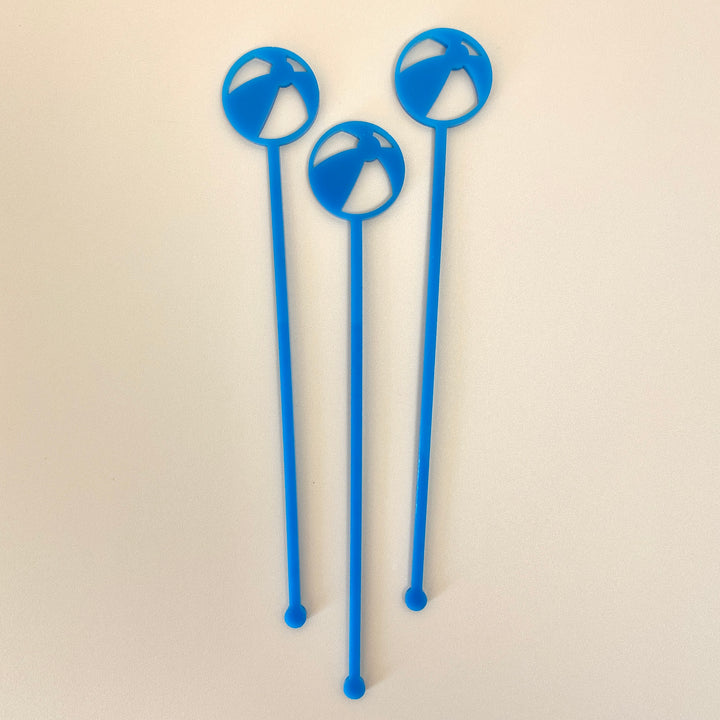 Beach Ball Stir Sticks