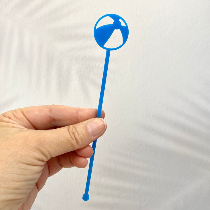 Beach Ball Stir Sticks