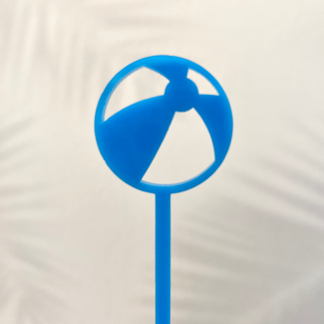 Beach Ball Stir Sticks