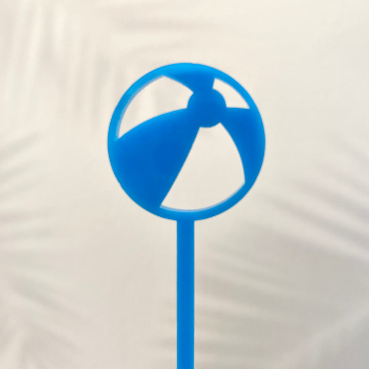 Beach Ball Stir Sticks