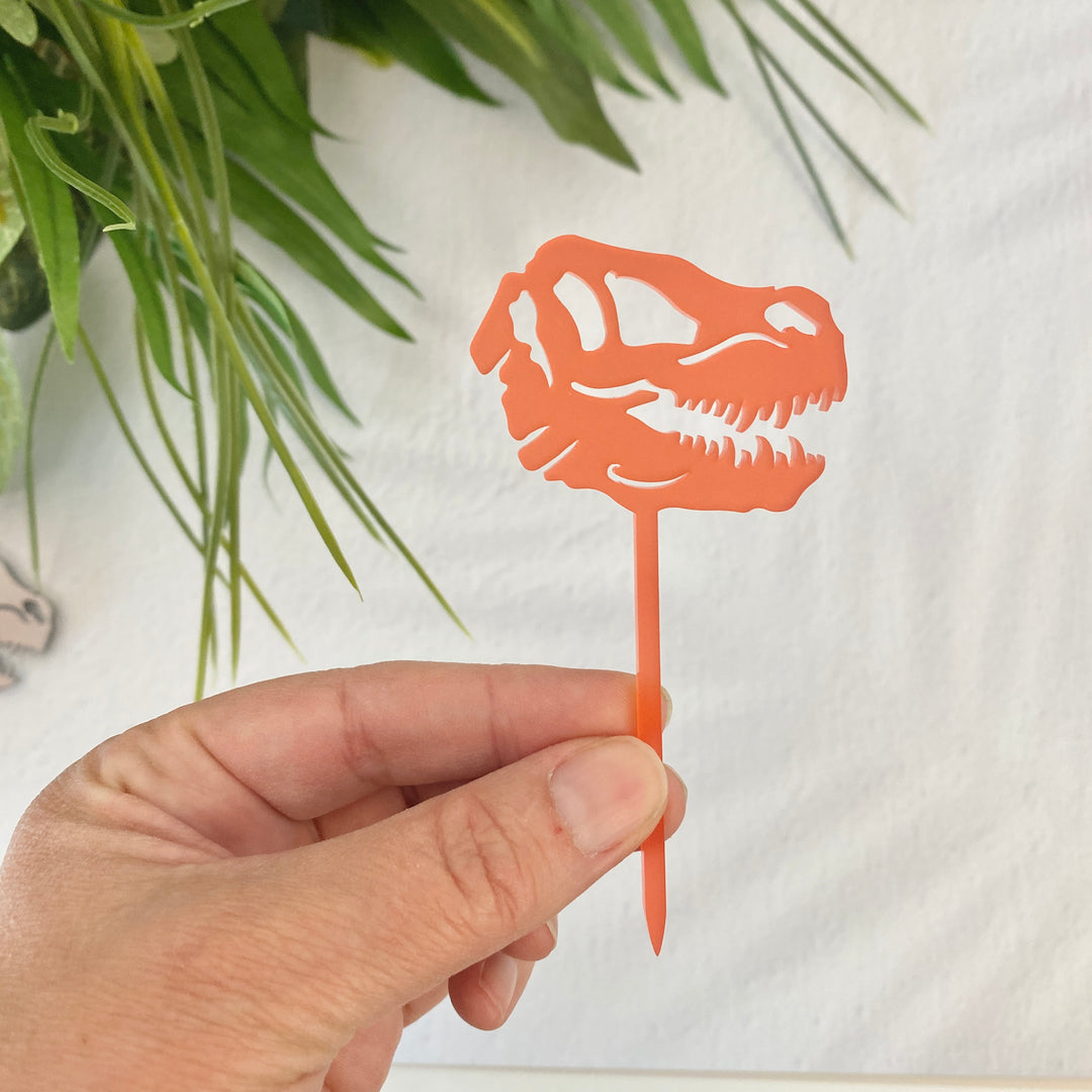 Dinosaur Fossil Cupcake Toppers