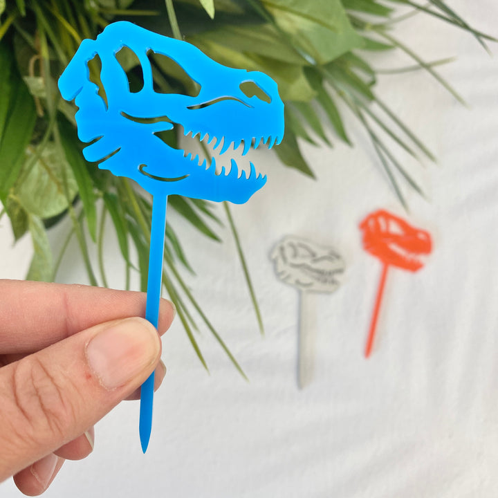 Dinosaur Fossil Cupcake Toppers