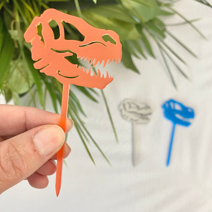 Dinosaur Fossil Cupcake Toppers