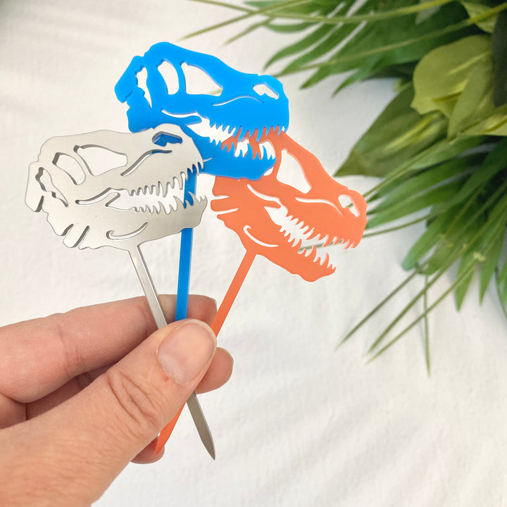 Dinosaur Fossil Cupcake Toppers