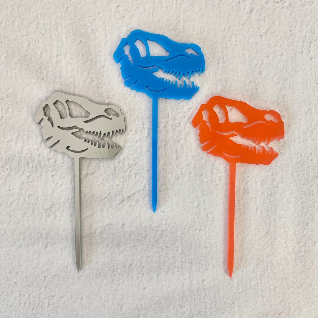 Dinosaur Fossil Cupcake Toppers