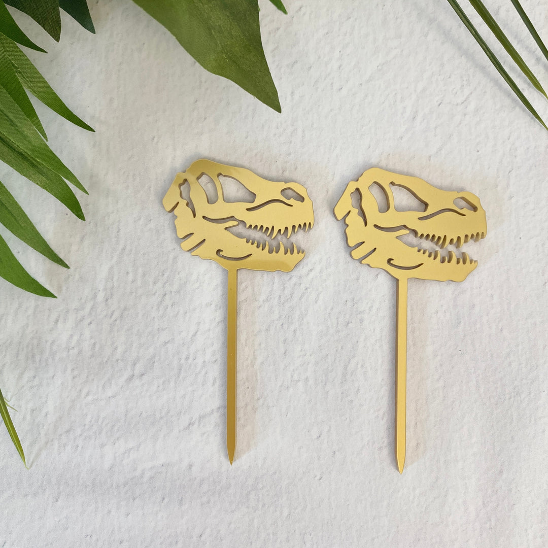 Dinosaur Fossil Cupcake Toppers