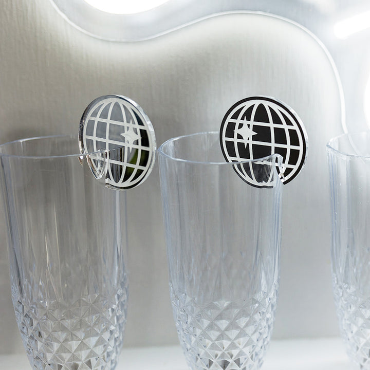 Disco Ball Drink Charms/Drink Clips