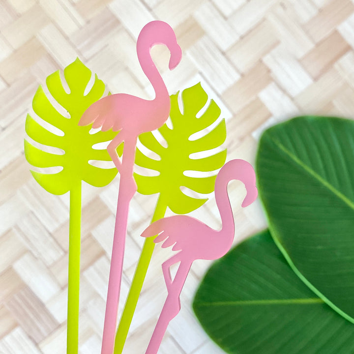 Flamingo Stir Sticks
