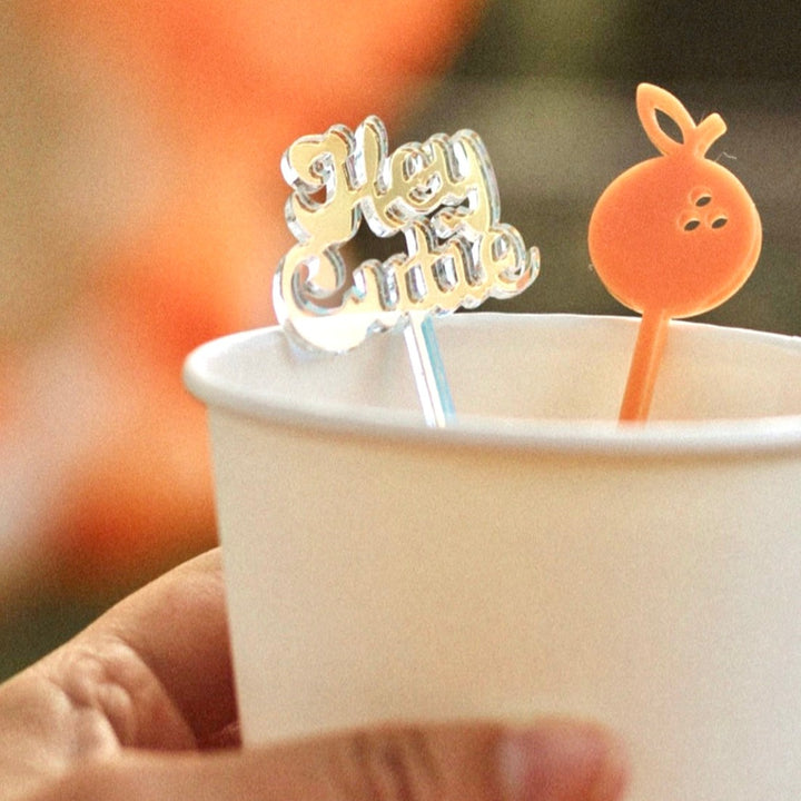 Hey Cutie Stir Sticks