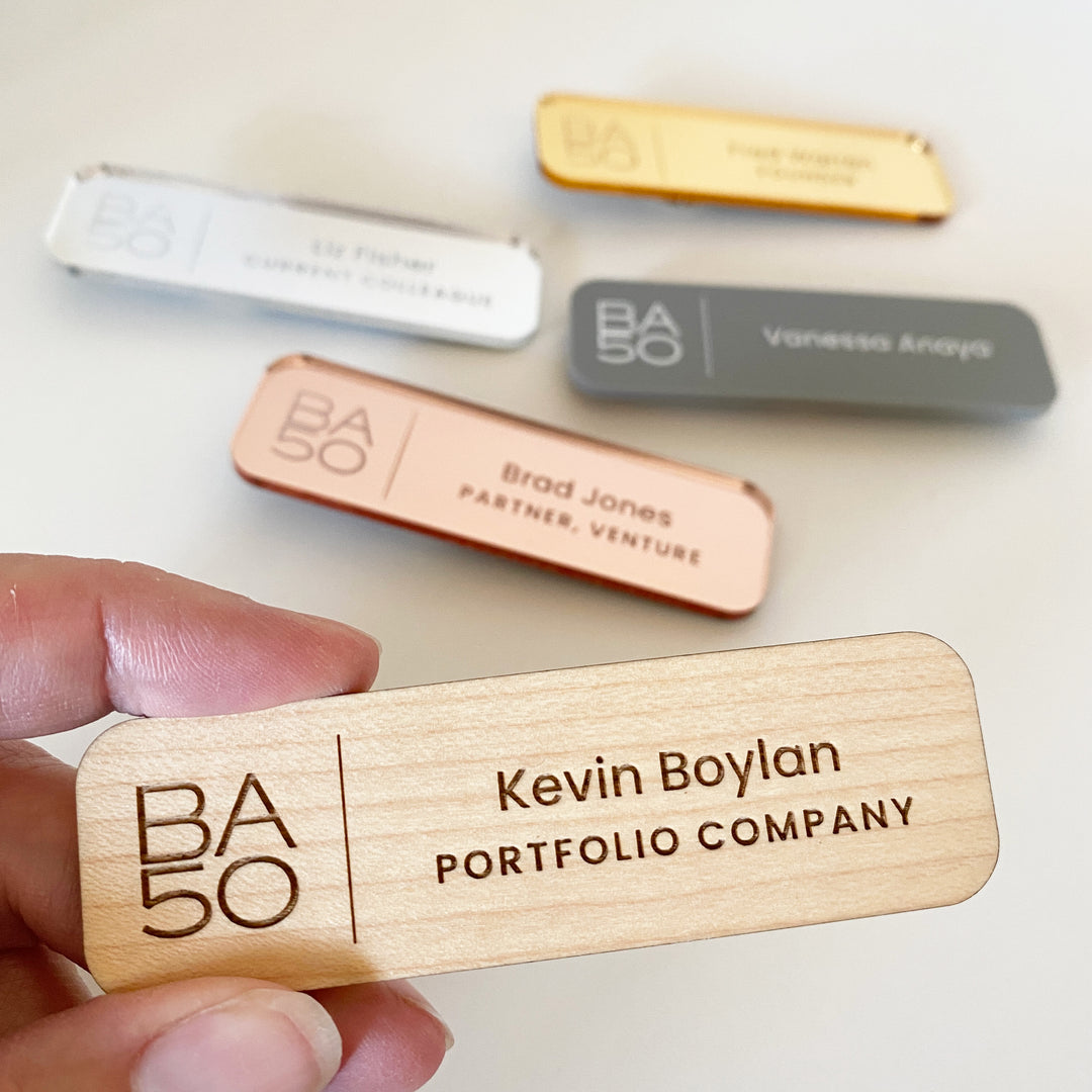 Custom Magnetic Name Tags