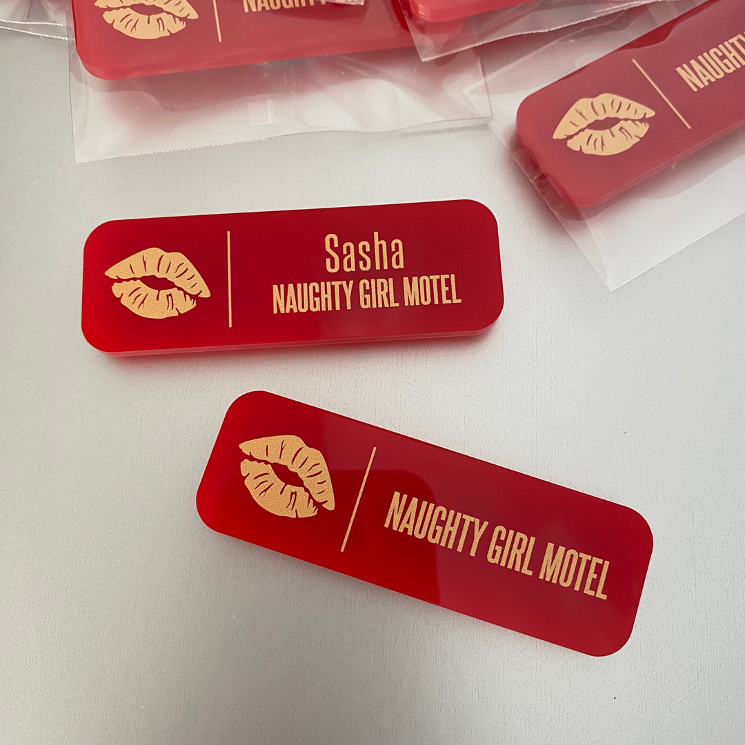 Custom Magnetic Name Tags