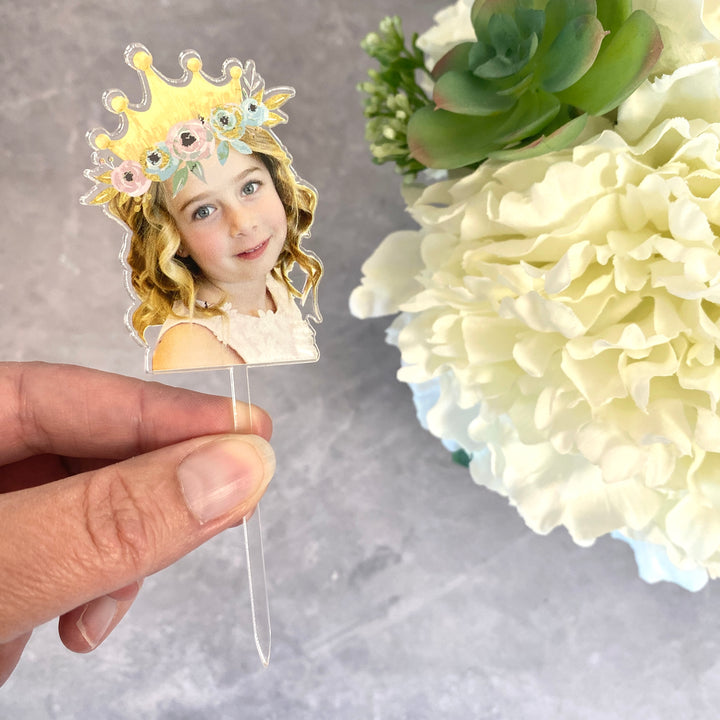 photo cupcake toppers