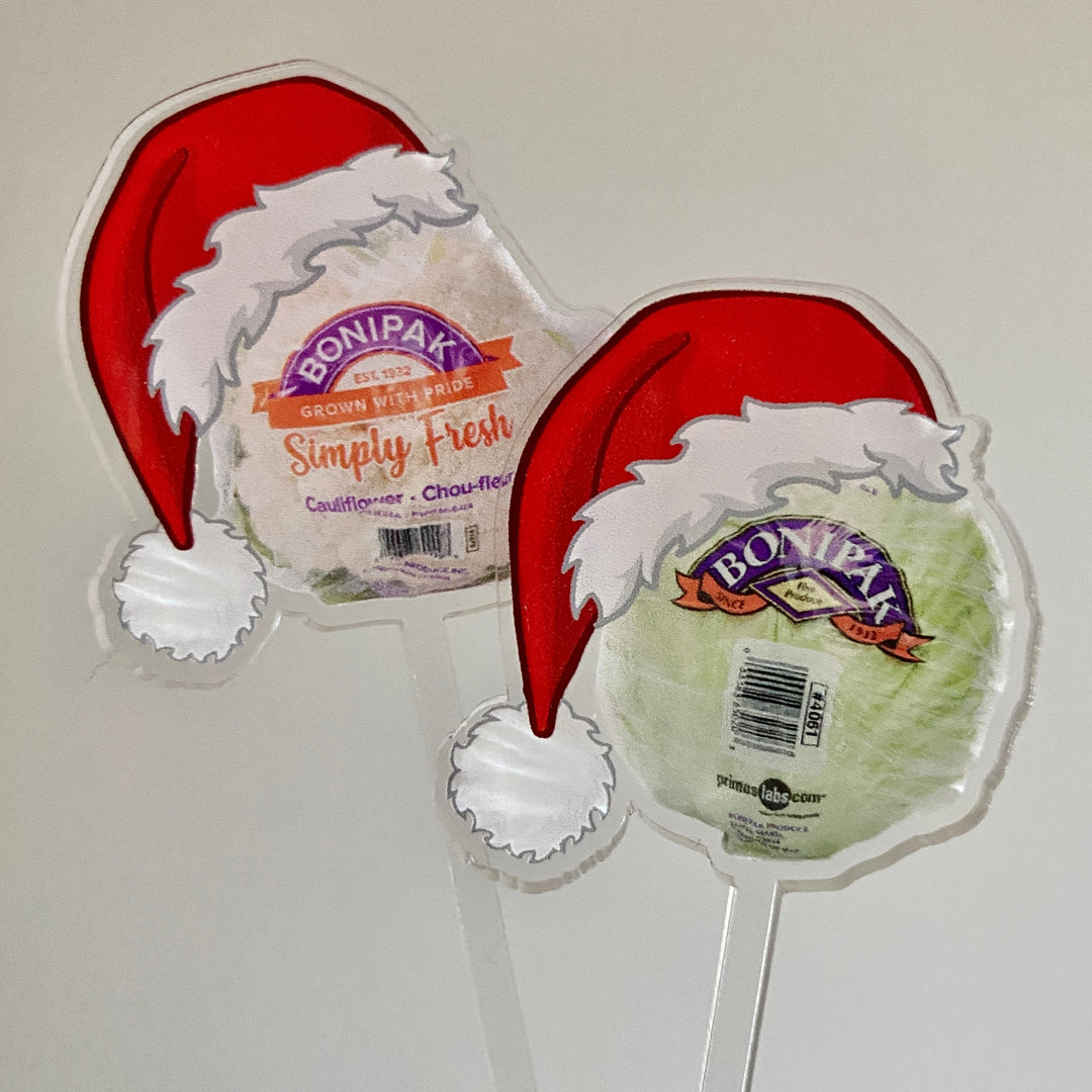 Santa Hat Photo Stir Sticks