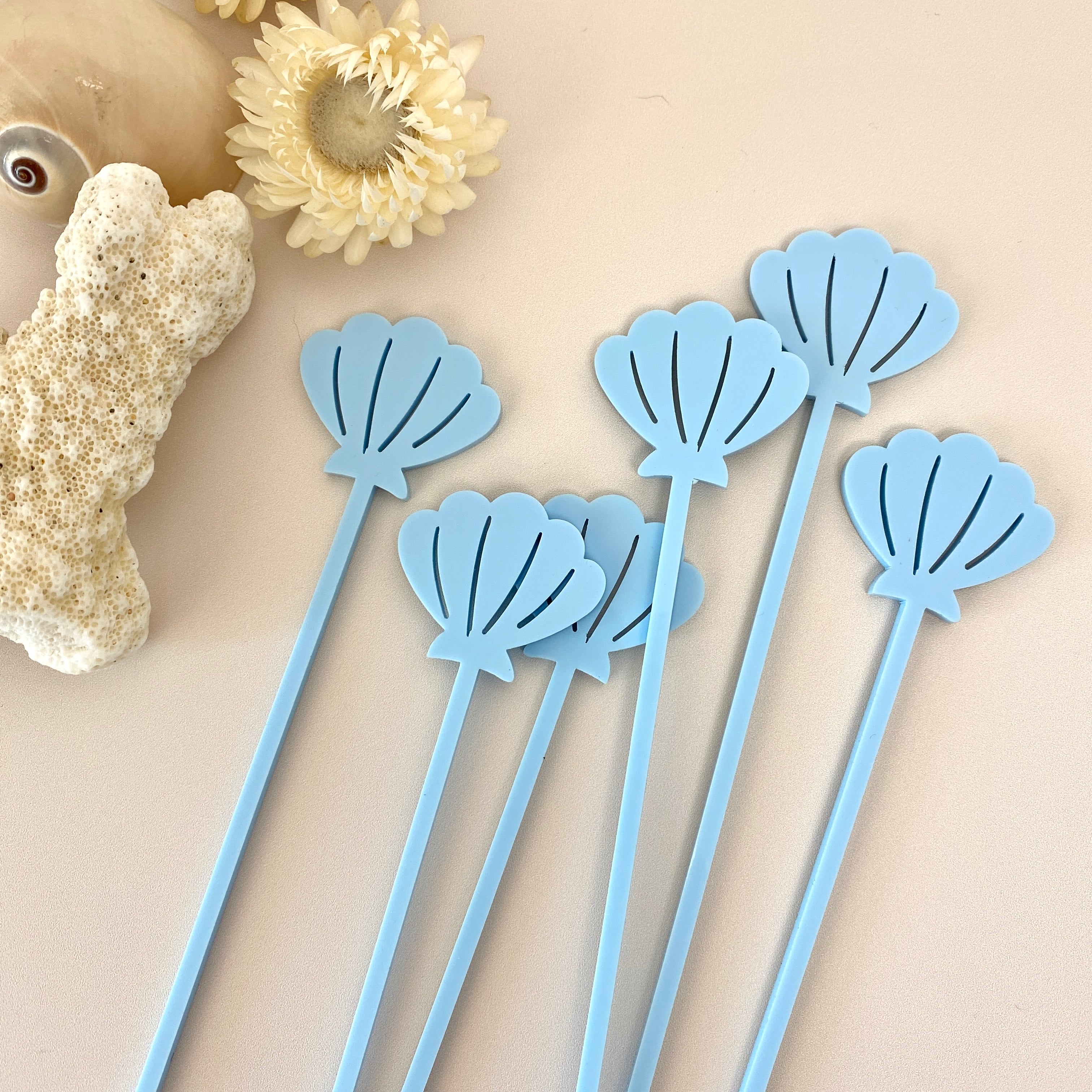 Sea Shell Stir Sticks – Atomic Kraftworks