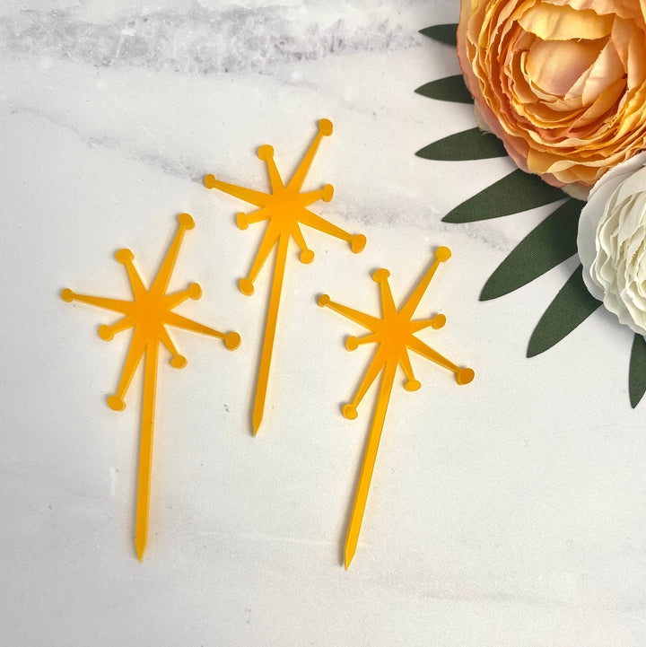 Starburst Cupcake Toppers