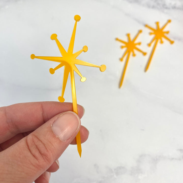 Starburst Cupcake Toppers