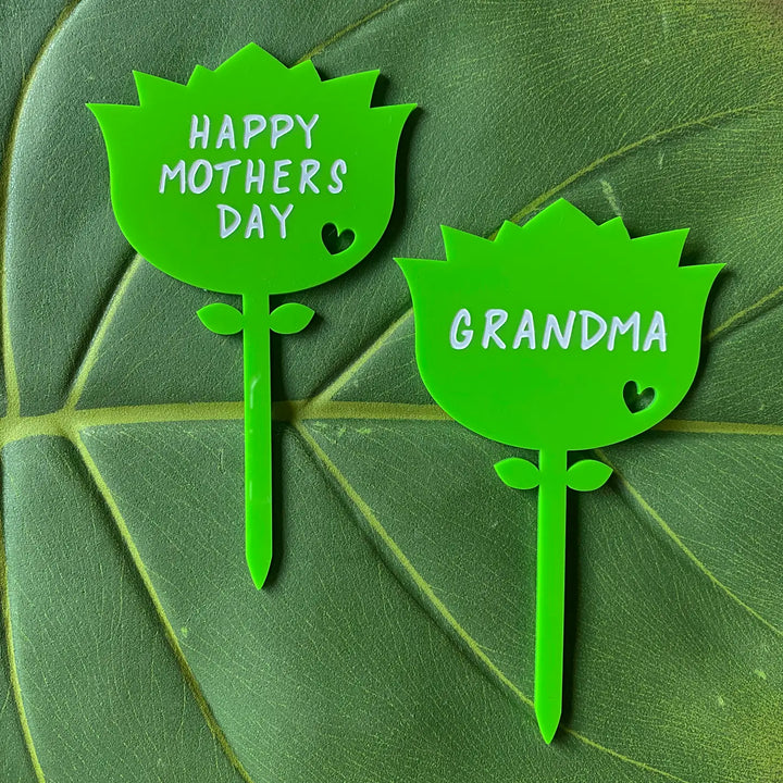 Mother's Day Rose Plant Stakes