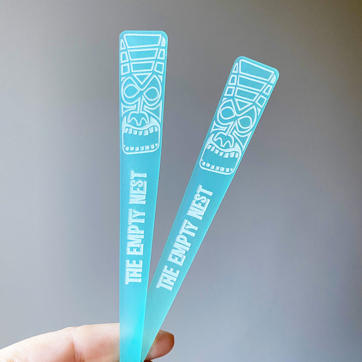Tiki Stir Sticks (customizable)