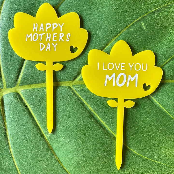Mother's Day Lotus Plant Stakes